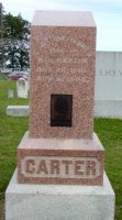 Carter tombstone