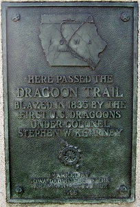 plaque Dragoon Trail