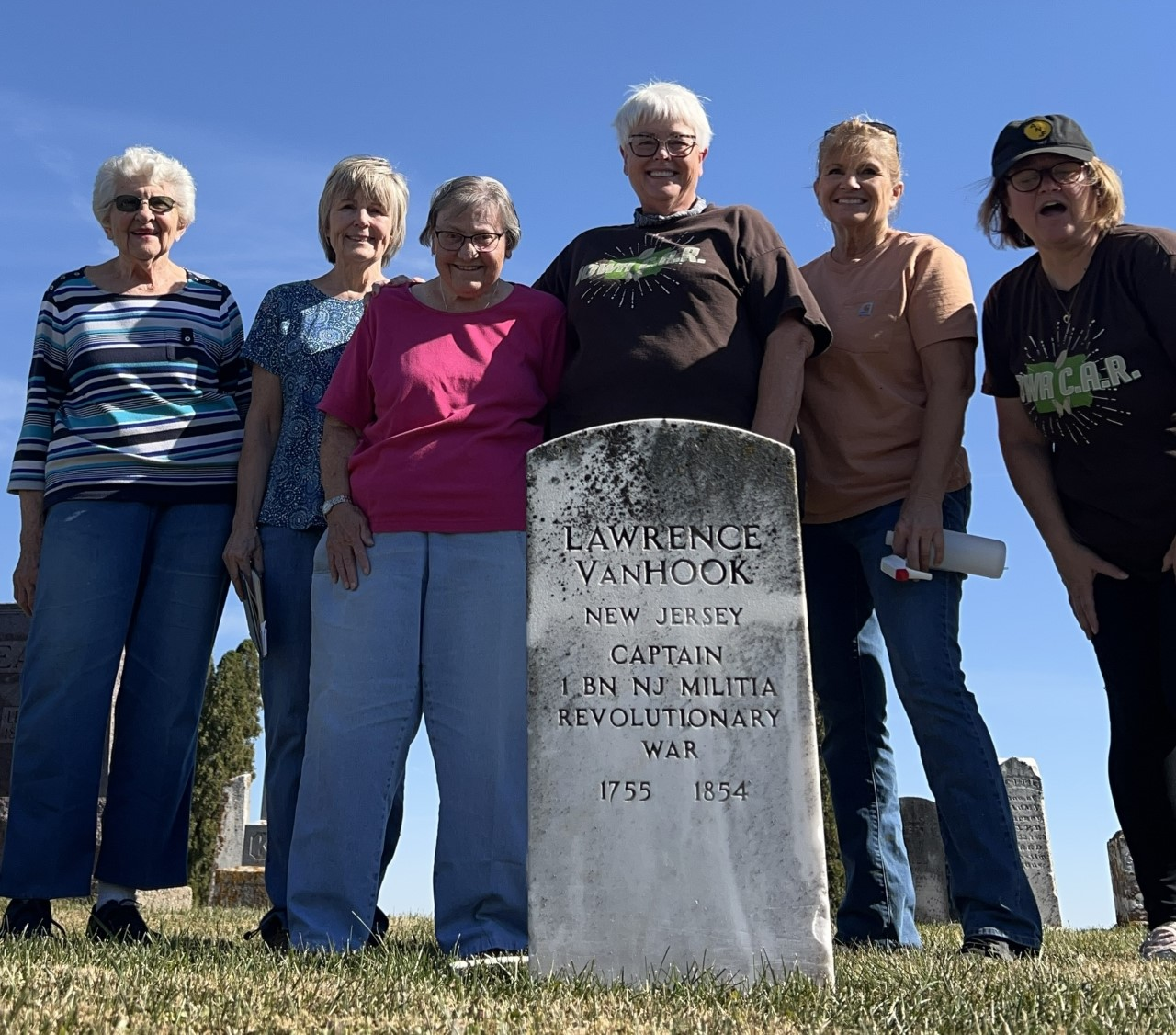 Van Hook
                            grave marker