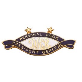 Page for President General
                                  pin