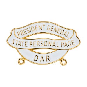 Page for President General
                                  in state pin