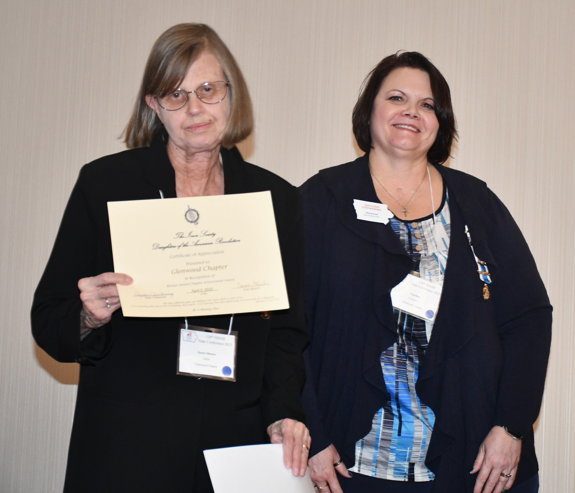 chapter regent's
                report