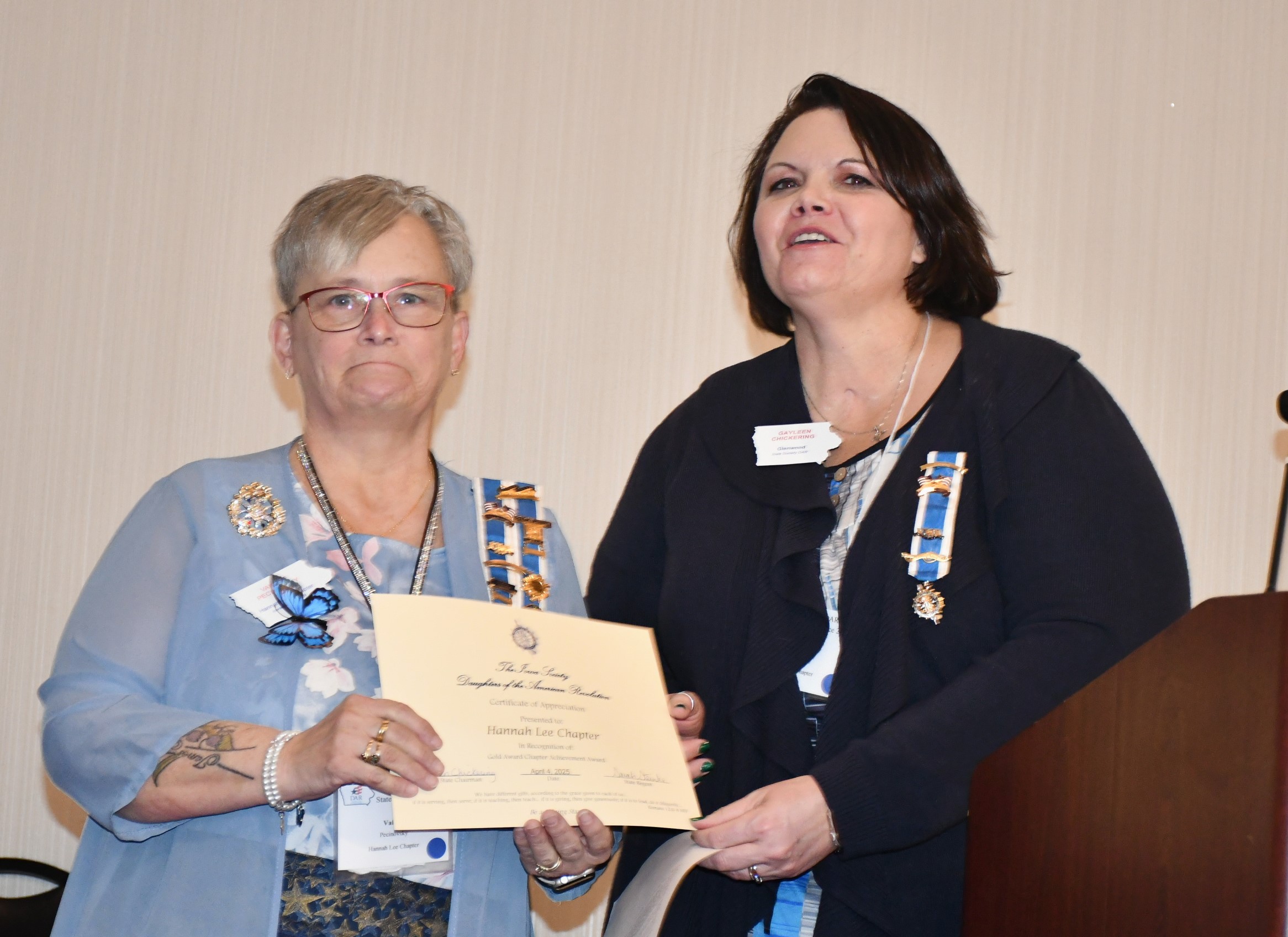 chapter regent's
                report