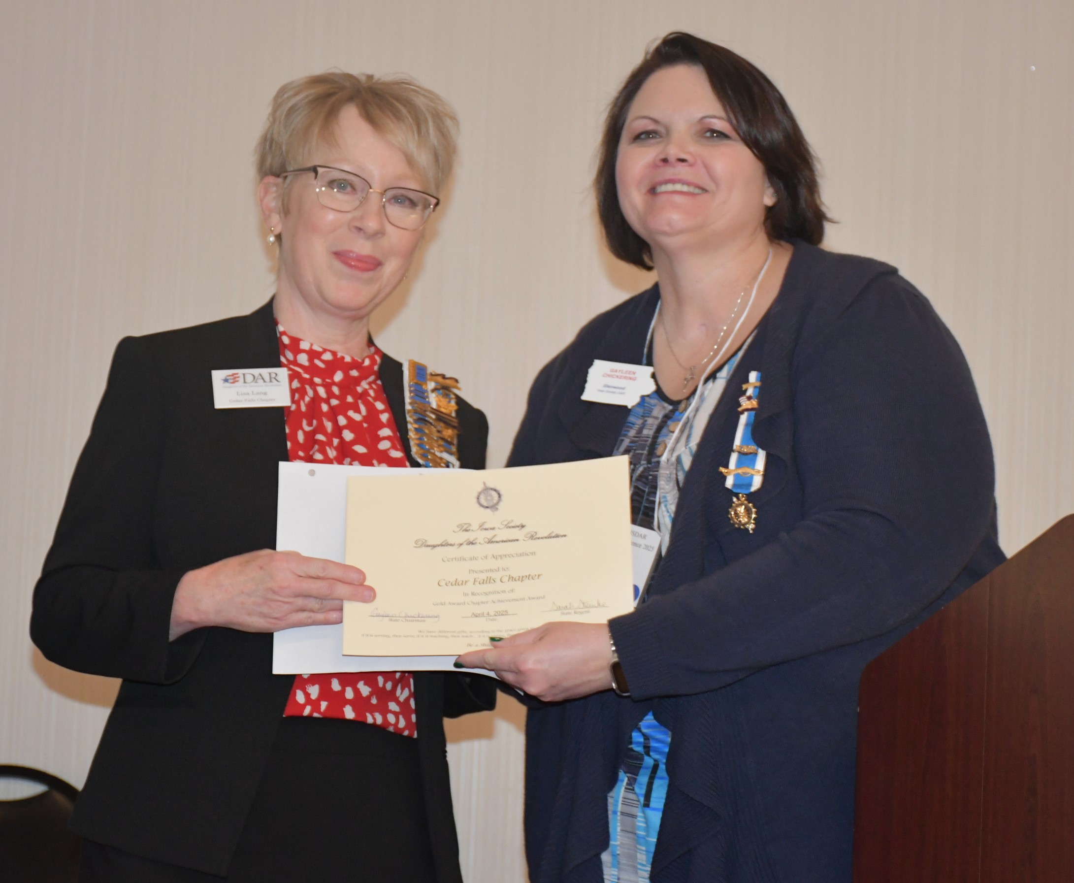 chapter regent's
                report