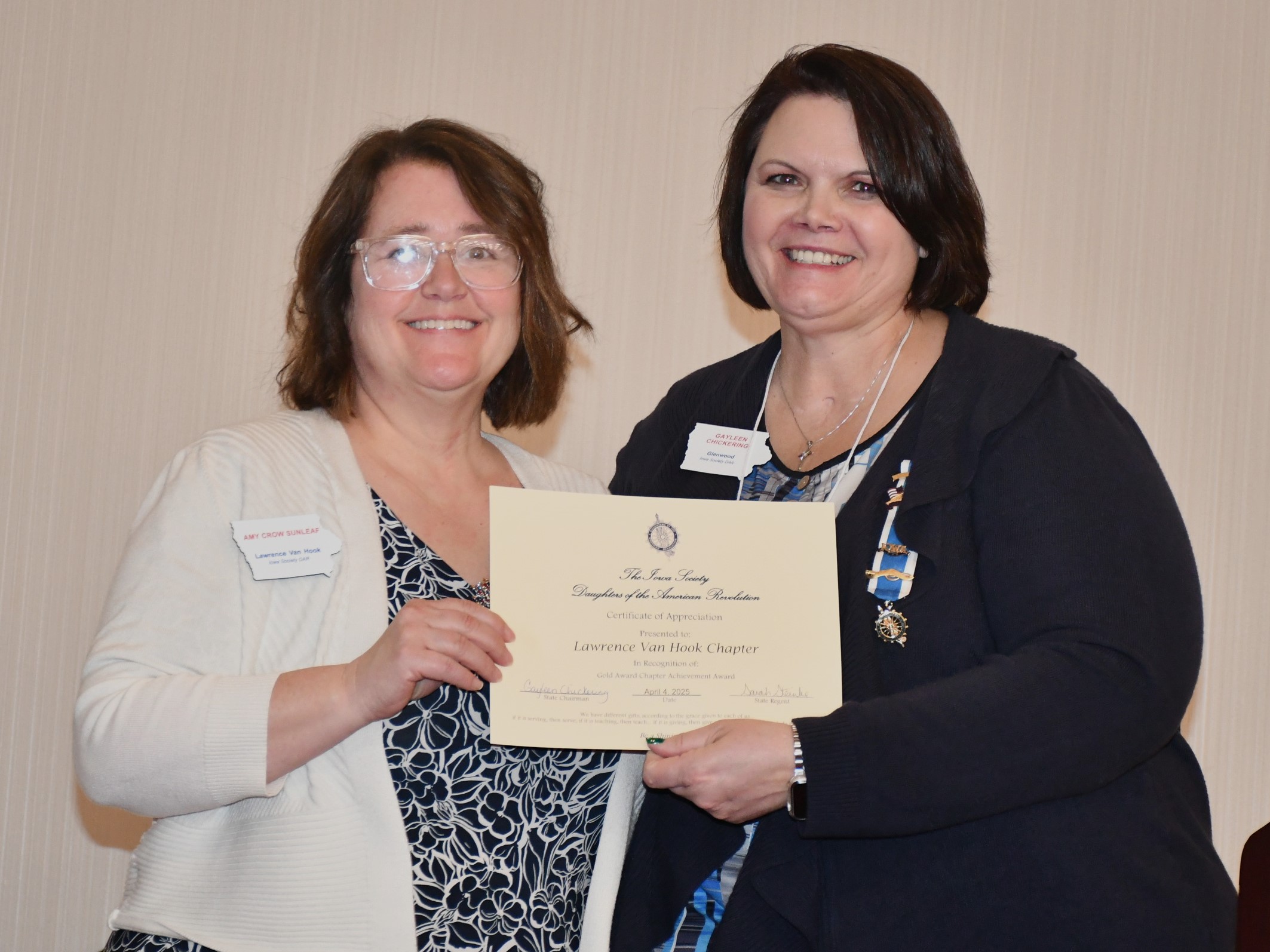 chapter regent's
                report