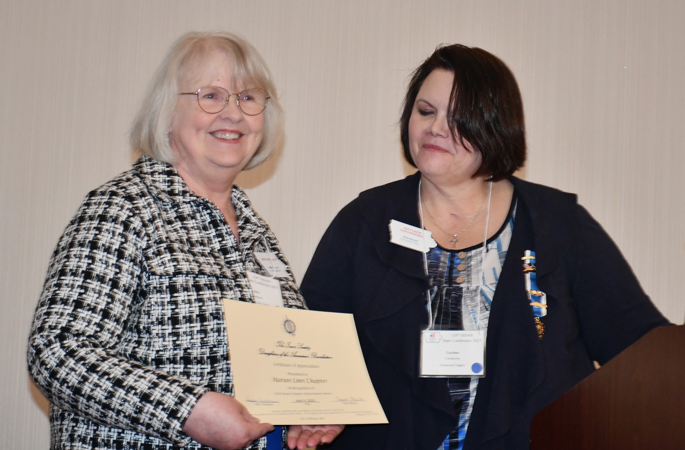 chapter regent's
                report