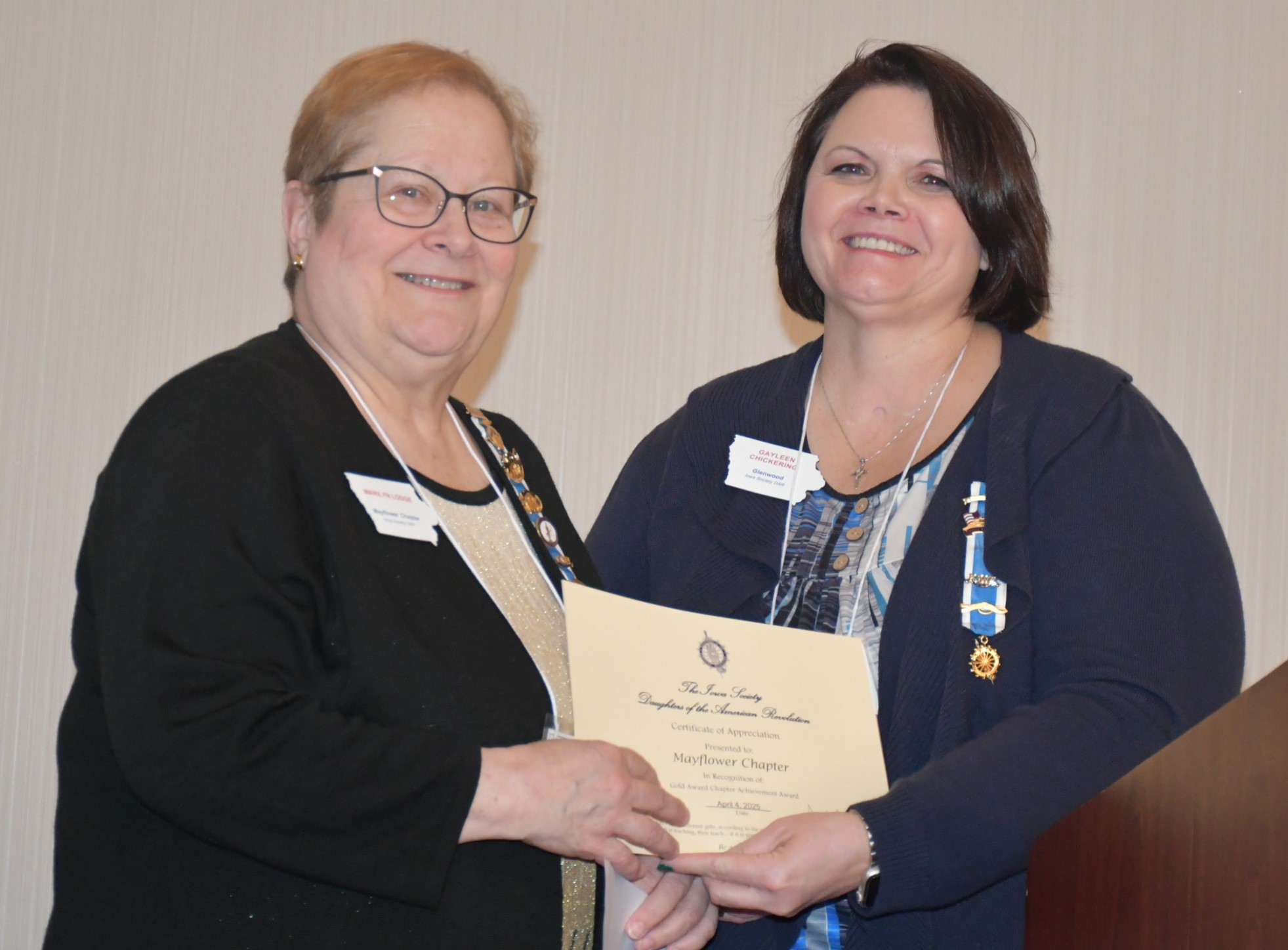 chapter regent's
                report