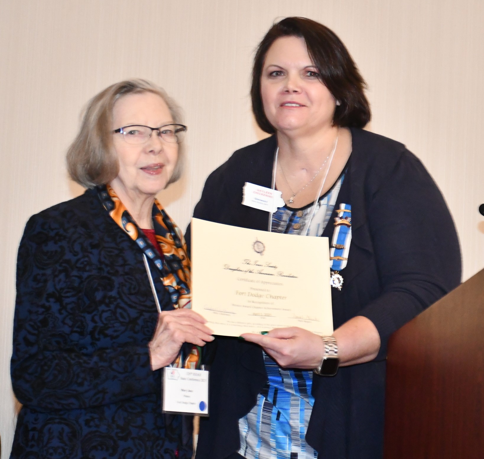 chapter regent's
                report