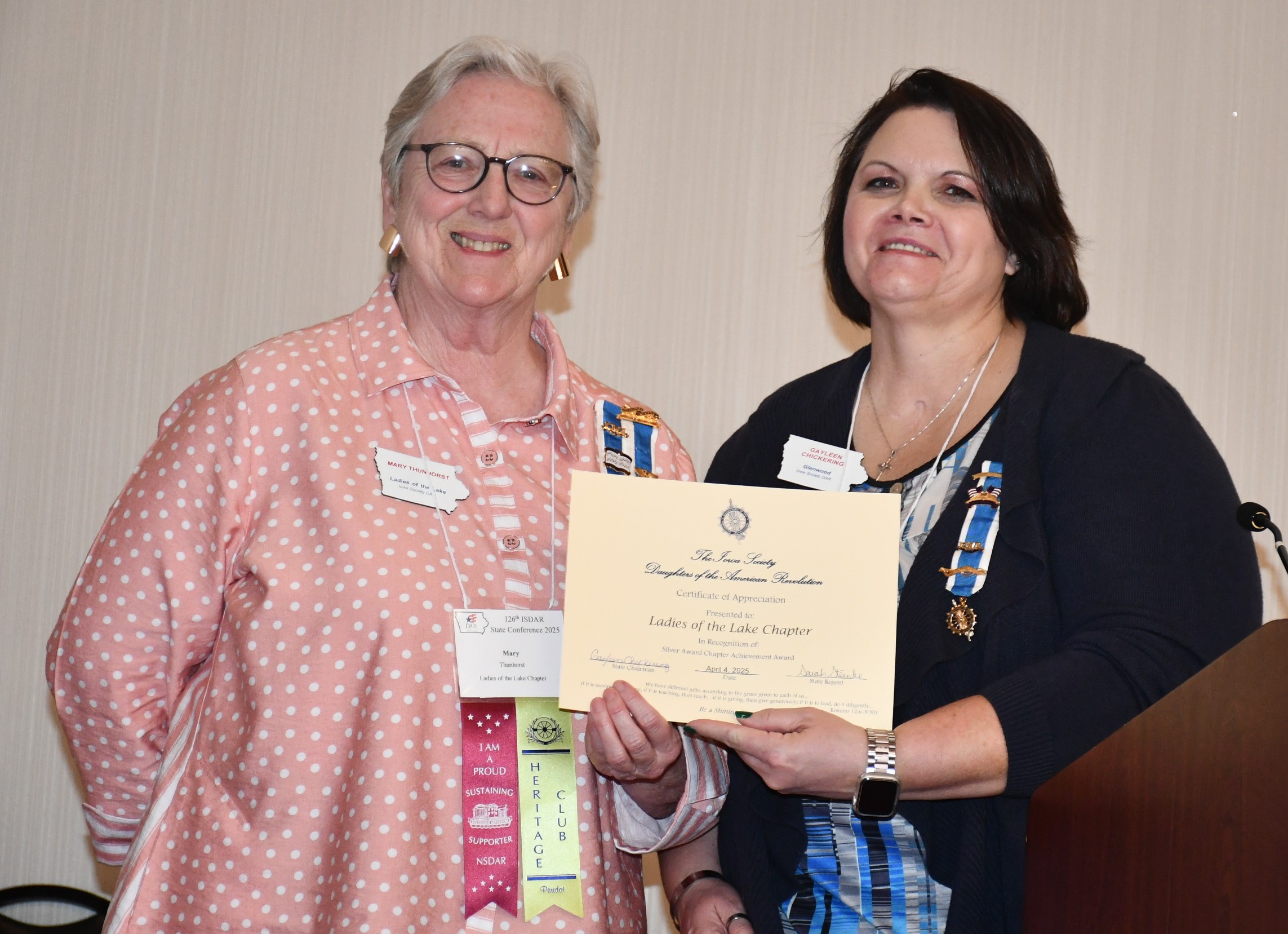 chapter regent's
                report