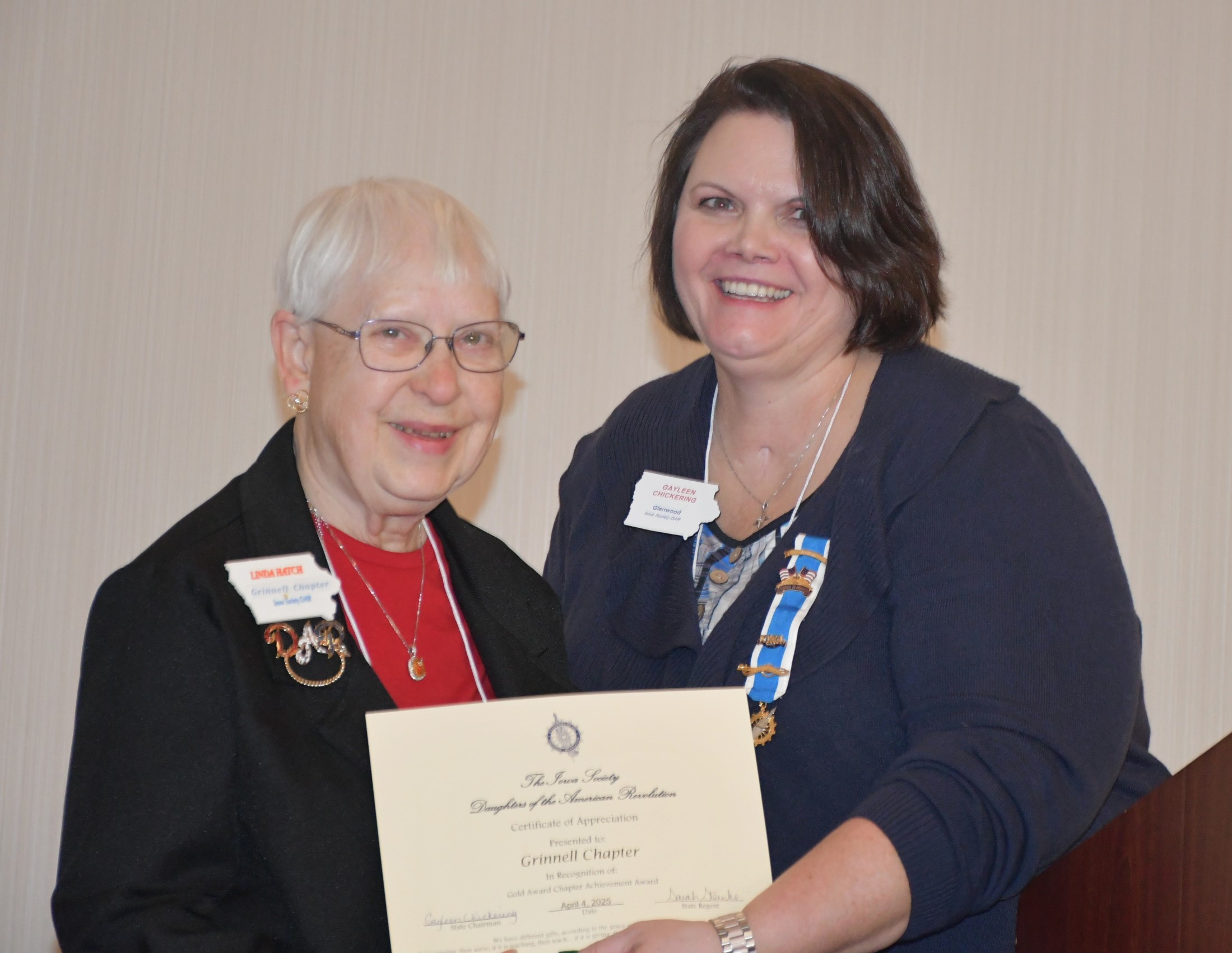 chapter regent's
                report